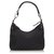 Gucci Black GG Canvas Shoulder Bag Leather Cloth Cloth  ref.154798