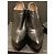 Botines de plataforma en cuero negro Gianfranco Ferré - vista 3