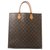 Louis Vuitton Sac plat Brown Cloth  ref.154923