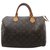 Louis Vuitton Speedy 30 Brown Cloth  ref.154928