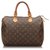 Louis Vuitton Brown Monogram Speedy 30 Leather Cloth  ref.155031