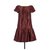 Tara Jarmon robe Dark red Cotton  ref.155110