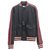 Saint Laurent Rock leather bomber jacket Black  ref.155179