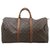 Louis Vuitton Keepall 50 Brown Cloth  ref.155226