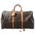 Louis Vuitton Keepall 50 Brown Cloth  ref.155229