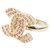 Chanel GOLDEN CC RHINESTONE T50/51 Dourado Metal  ref.155246