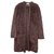 Sonia Rykiel pull manteau en mohair doux couleur chocolat Laine  ref.155249