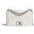 Small bag BOY CHANEL white prle Leather Metal Pearl  ref.155256