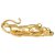 Cartier-Brosche, "Khourra", gelbes Gold, Smaragde, Onyx.  ref.155336