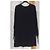 Dsquared2 Kleid aus schwarzer Seide plissiert Low Rise - Ansicht 4