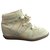 Isabel Marant Sneakers Cream Leather Deerskin  ref.155654