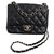 Timeless Classic CHANEL Black Leather  ref.155798