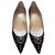 Christian Louboutin Fersen Schwarz Lammfell  ref.155966