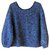 Mes Demoiselles ... mohair & cotton sweater Blue  ref.156011