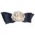Chanel Alfinetes e broches Fora de branco Azul marinho Seda  ref.156039