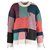 Stella Mc Cartney Jersey de lana de patchwork de gran tamaño Multicolor  ref.156060