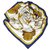 Hermès Foulard Hermes Grand Apparat en soie blanche Tissu Multicolore  ref.156084