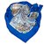 Hermès Foulard Hermes en soie Hello Dolly bleu Tissu Multicolore  ref.156088