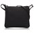 Fendi Black Zucchino Canvas Crossbody Bag Leather Cloth Cloth  ref.156093
