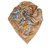 Hermès Sciarpa di seta Deserte LIle marrone Hermes Multicolore Panno  ref.156104