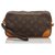 Louis Vuitton Brown Monogram Marly Dragonne PM Leather Cloth  ref.156120
