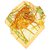 Hermès Lenço de seda crioulo laranja Jardin da Hermes Multicor Pano  ref.156135
