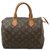 Louis Vuitton Speedy 25 Brown Cloth  ref.156179