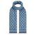 Louis Vuitton Sciarpa Blu Cotone  ref.156246
