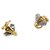 inconnue Two gold and diamond bee earrings. White gold Yellow gold  ref.156296