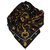 Hermès Pañuelo de seda negro Les Cles de Hermes Multicolor Paño  ref.156346