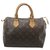 Louis Vuitton Speedy 25 Brown Cloth  ref.156469