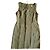 vestido sin mangas 100% Bensimon de lino caqui. taille 40. Utilizado en excelentes condiciones.