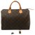 Louis Vuitton Speedy 30 Brown Cloth  ref.156488