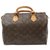 Louis Vuitton Speedy 30 Brown Cloth  ref.156491