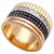 Boucheron ring "Four Classic" model,yellow gold, rose, white and brown PVD. White gold Pink gold  ref.156507
