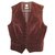 Hermès Hermes algodão e seda colete nova condição t 40 Castanho escuro  ref.156649