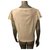Top Escada Sport de algodón color eggshell con strass Blanco roto - vista 2