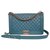 chanel boy Blue Turquoise Leather  ref.156692