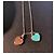 Tiffany & Co Cadeia bonita e 2 Corações de prata e email Marca azul turquesa Tiffany; - vista 3