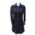 Chloé Dresses Black Navy blue Lace  ref.156956
