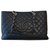 Chanel Cuir Gris anthracite  ref.157010