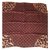 Louis Vuitton Scarf in seta Brown Silk  ref.157030