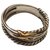 David Yurman X - silver and gold Silvery Golden Yellow gold  ref.157075