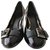 Burberry Heels Black Leather Leatherette  ref.157103