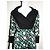 Diane Von Furstenberg Zerlinda vestido de jérsei de seda Preto Multicor Verde - vista 2