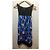 M Missoni Kleid mit Beinspitze innen Blau Mehrfarben - Ansicht 4