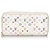 Louis Vuitton White Monogram Multicolore Zippy Wallet Branco Multicor Lona  ref.157291