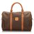 Céline Celine Brown Macadam Travel Bag Leather Plastic  ref.157304