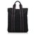 Hermès Hermes Black cabas Cabas Toile Tissu Noir Gris  ref.157322