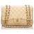 Timeless Chanel Brown Jumbo Classic Single Flap Bag Beige Leather  ref.157327